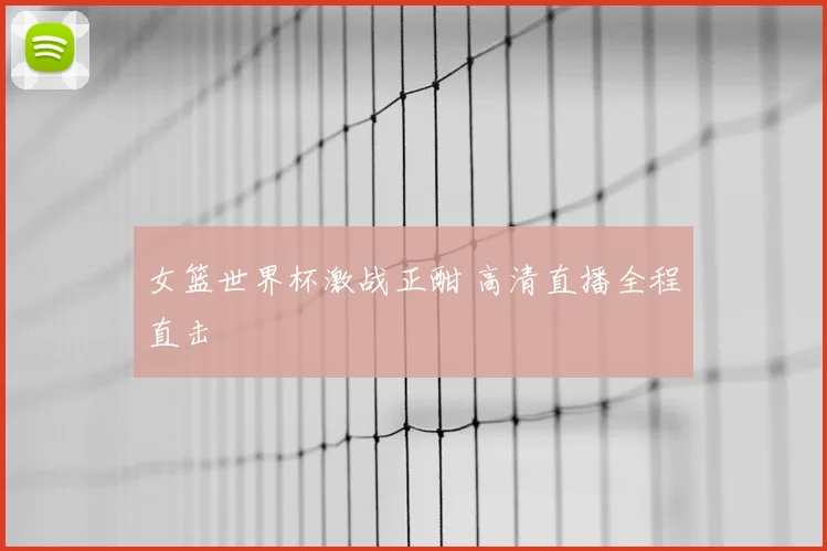 女篮世界杯激战正酣 高清直播全程直击